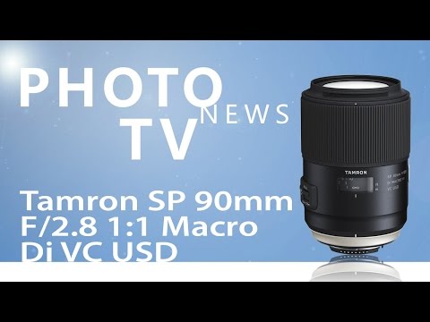 PhotoNewsTV: Tamron SP 90mm F/2.8 1:1 Macro Di VC USD R2 - YouTube