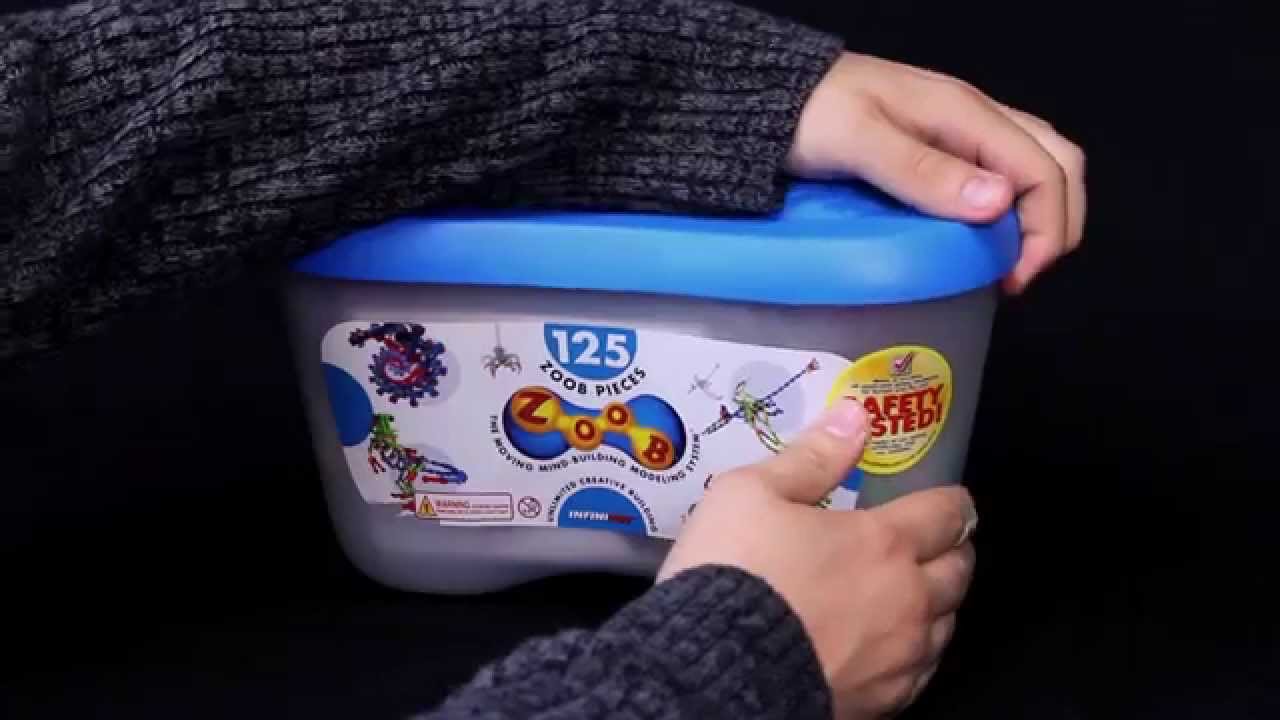 ZOOB 125 Piece Building Kit #11125 - YouTube