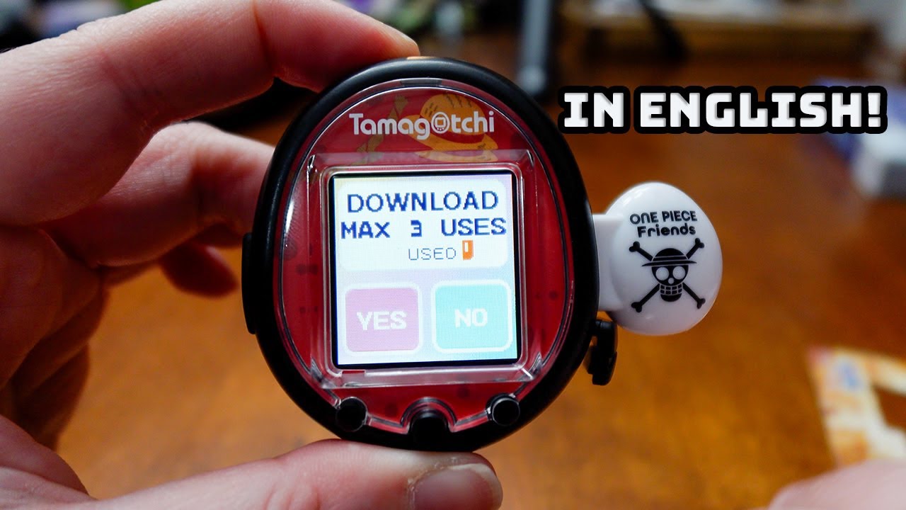 Playing the Tamagotchi Smart One Piece in ENGLISH! - YouTube