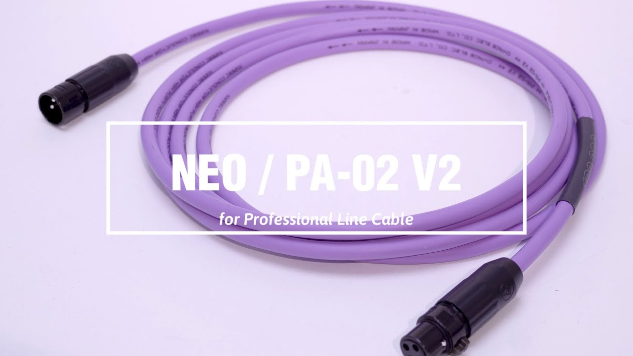 PA-02 XLR V2 (XLR オス-メス)