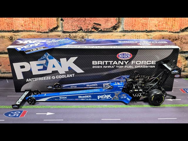 REVIEW: Brittany Force 2024 PEAK 1:24 NHRA Top Fuel Dragster by