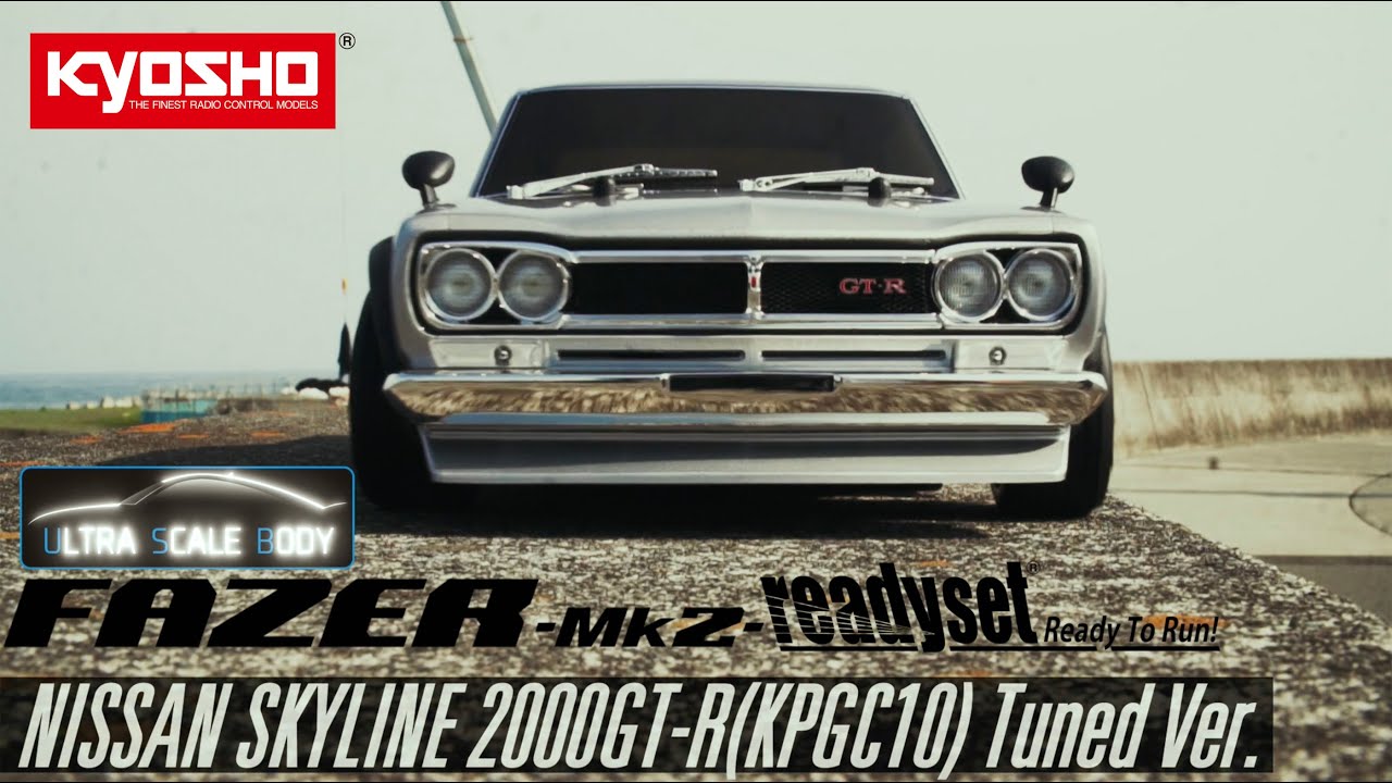 KYOSHO FAZER NISSAN SKYLINE 2000GT-R - YouTube