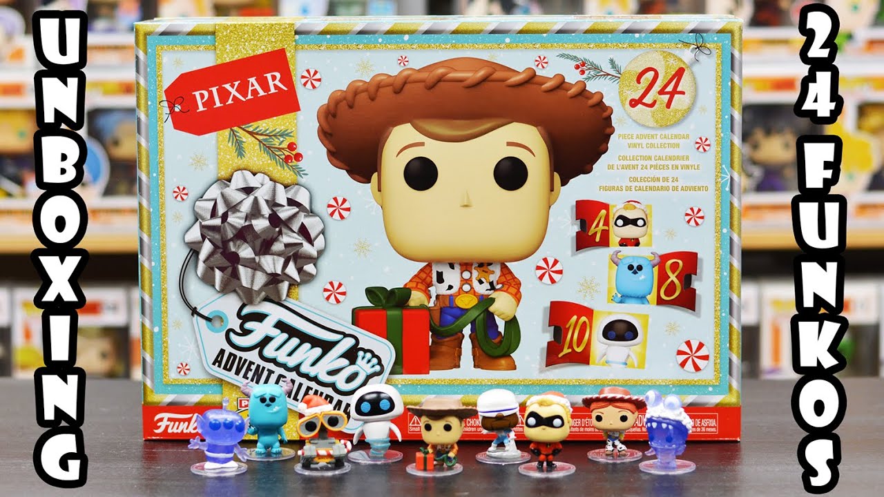 Opening the ENTIRE 2024 Pixar Funko Advent Calendar! - YouTube