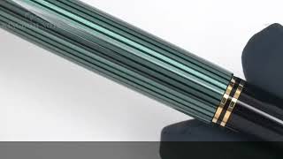 Pelikan ペリカン 万年筆 スーベレーン M800 グリーンストライプ EF