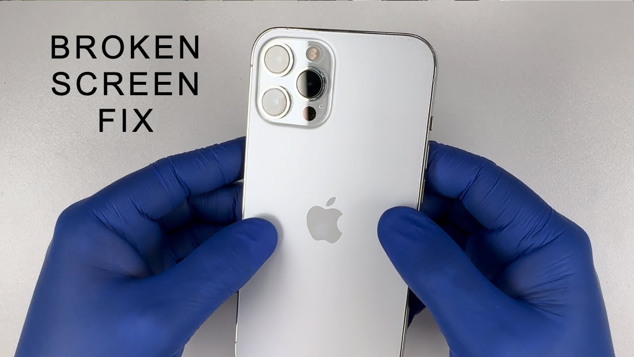How to Fix Cracked iPhone 12 Pro Max Screen - YouTube