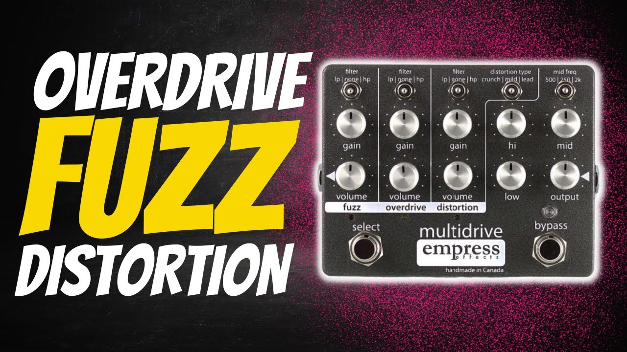 3-in-1 pedal Empress Effects Multidrive (Vox Friendly Pedals