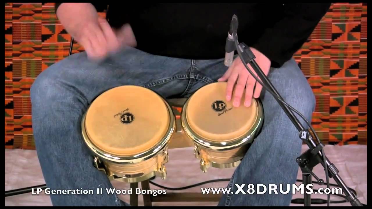 LP Generation II Wood Bongos, On Sale