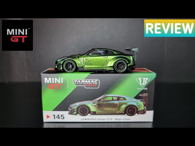 Magic Green! Mini GT - LB Works Nissan GTR R35 - REVIEW - YouTube