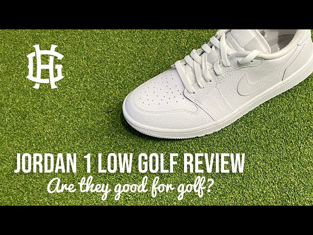 Jordan 1 Low Golf - Unboxing & Review - Are They Good for Golfers