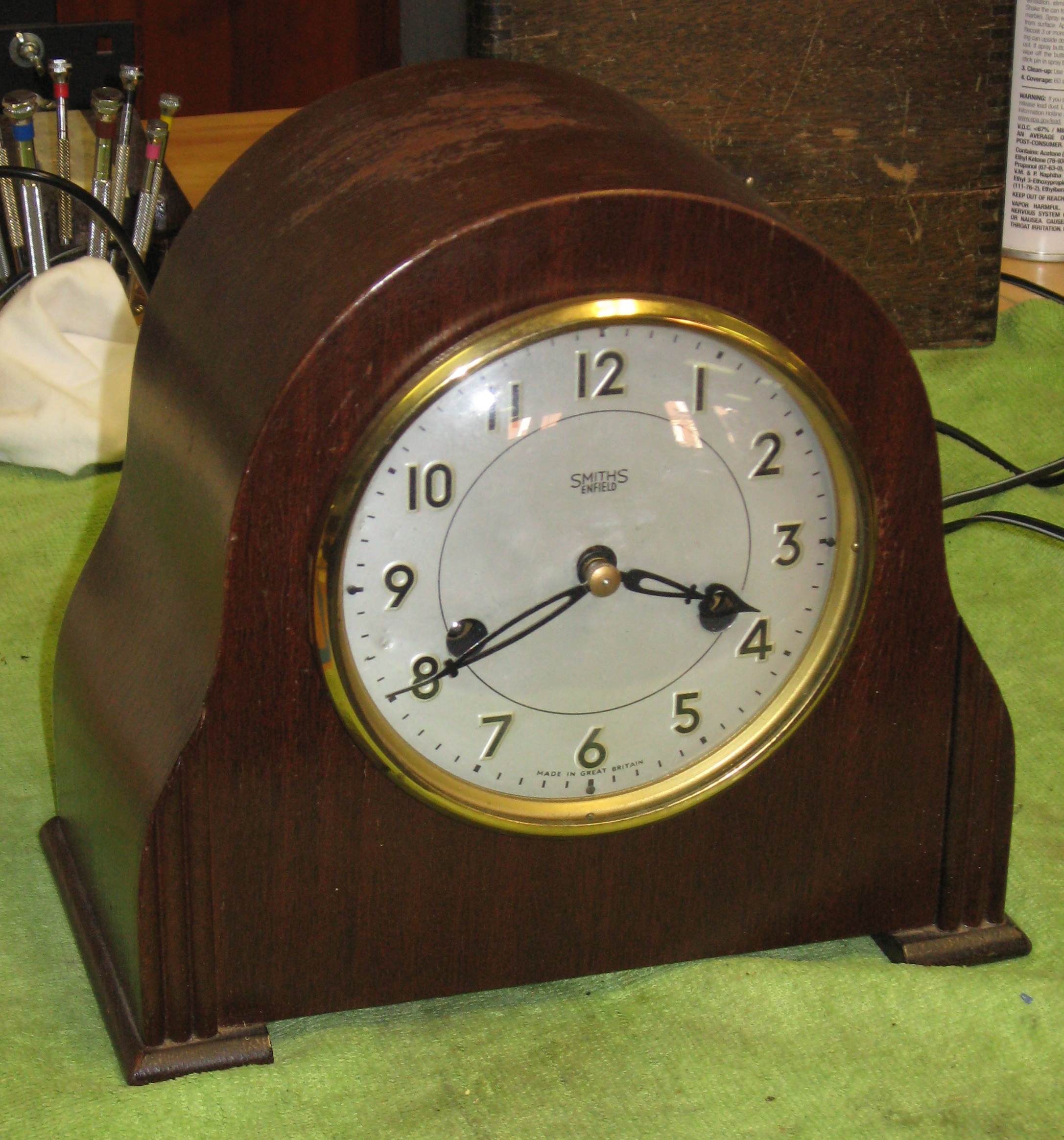 Smith's Enfield Striking Mantel Clock – ClockInfo.com