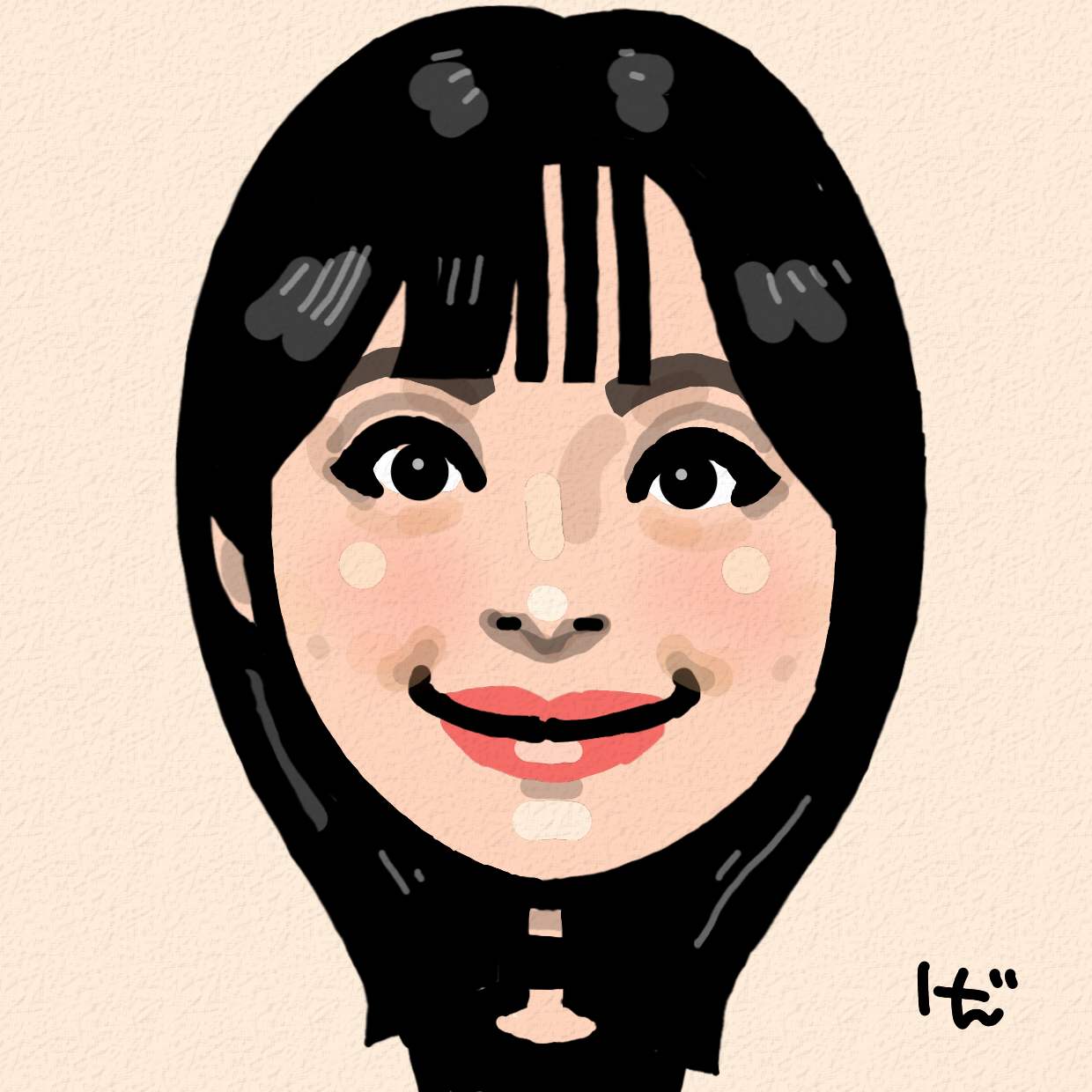 似顔絵】広瀬すずさん。