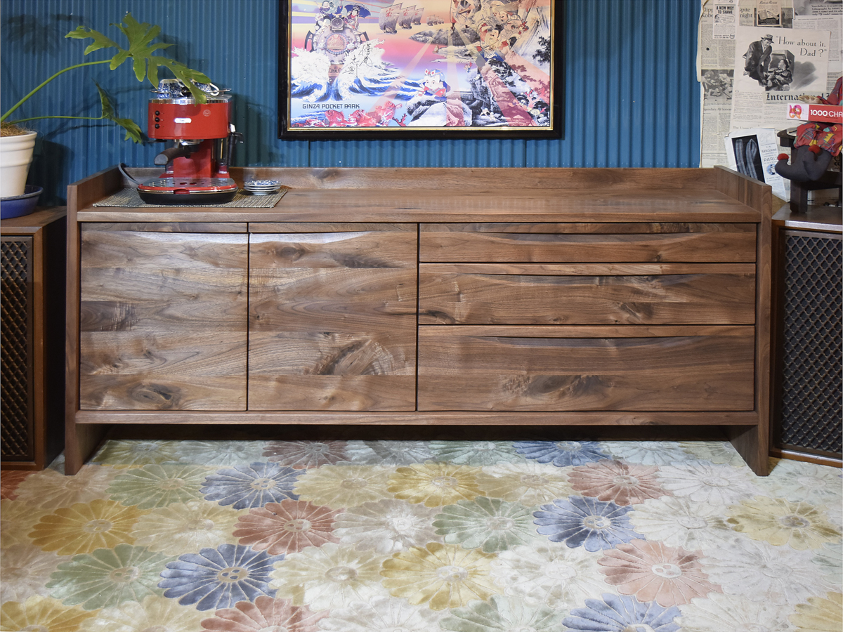 大川家具ウォールナット材サイドボード無垢 | 大川人気のおすすめ家具屋
