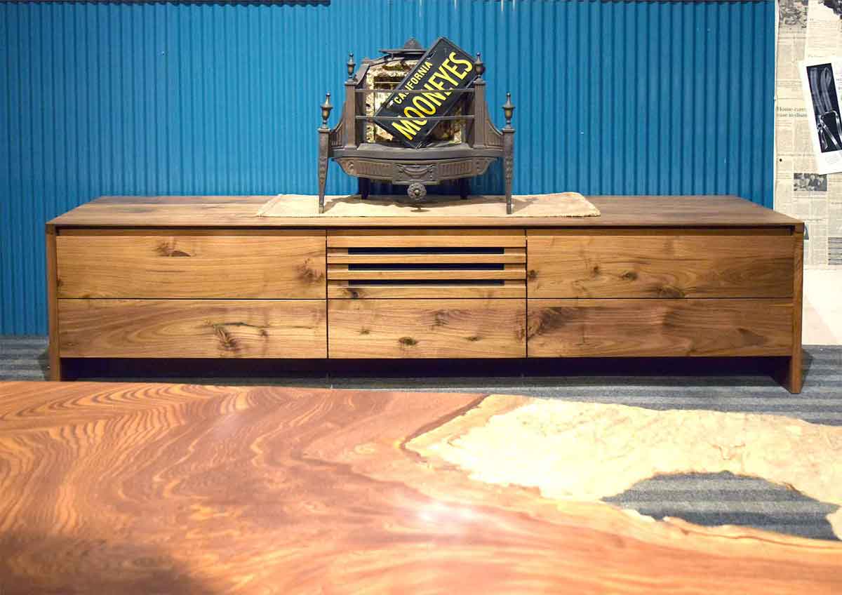 大川家具ウォールナット無垢テレビボード | 大川人気のおすすめ家具屋