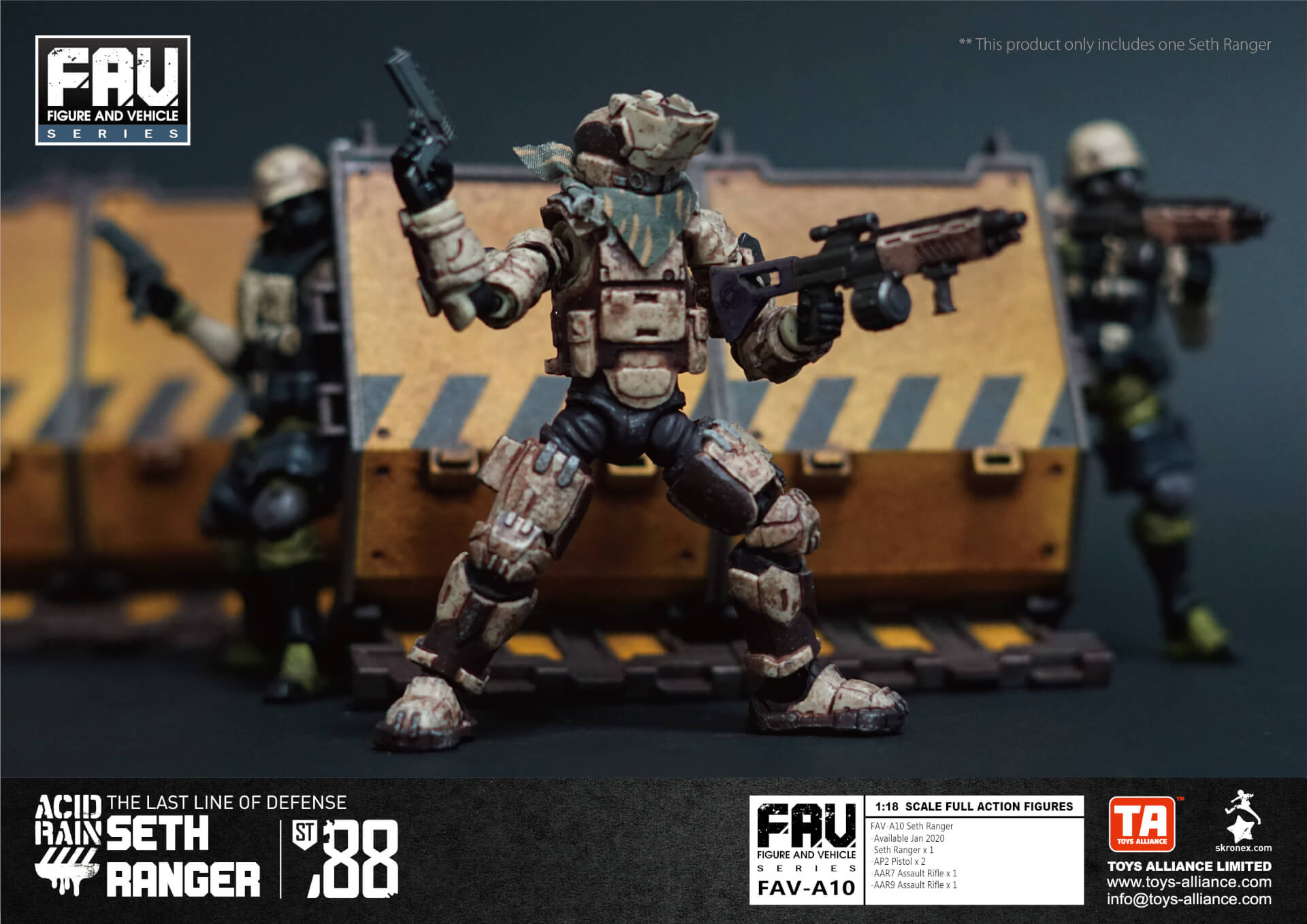 TOYS ALLIANCE Acid Rain FAV-A10 Seth Ranger - Pocket In Action Club