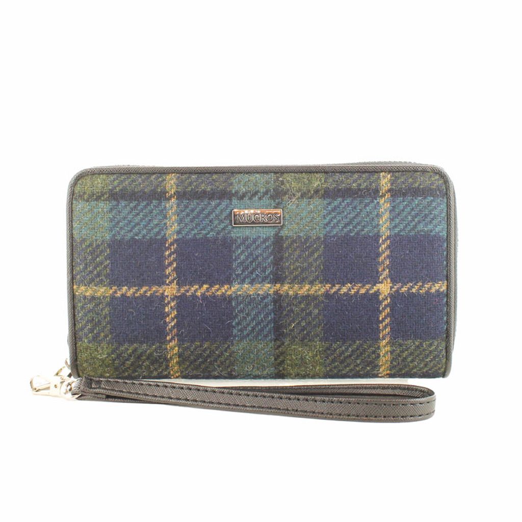 Irish wool wallet - tartan Wulflund