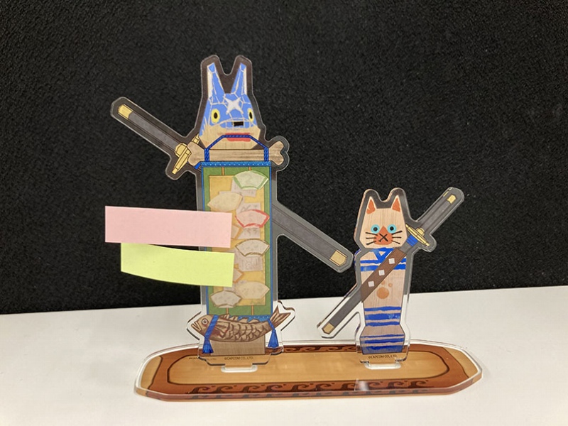 モンスターハンターライズ オトモガルク キーホルダー カプコンカフェ