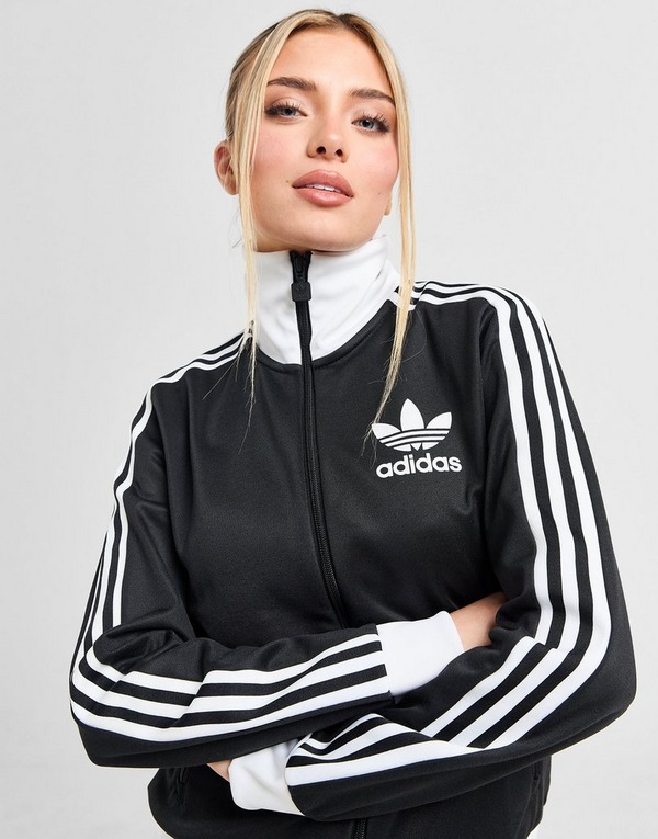 Black adidas Originals Classic Track Top - JD Sports Global