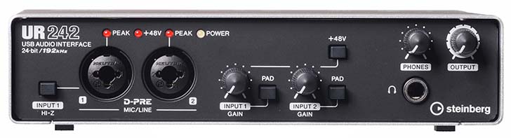 Steinberg、新型オーディオ・インターフェース「UR242」を発表