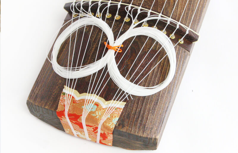 Dog& 琴☆13弦絃箏 (箏台付き)初心者向 全音 筝演奏台 (琴演奏台） 中