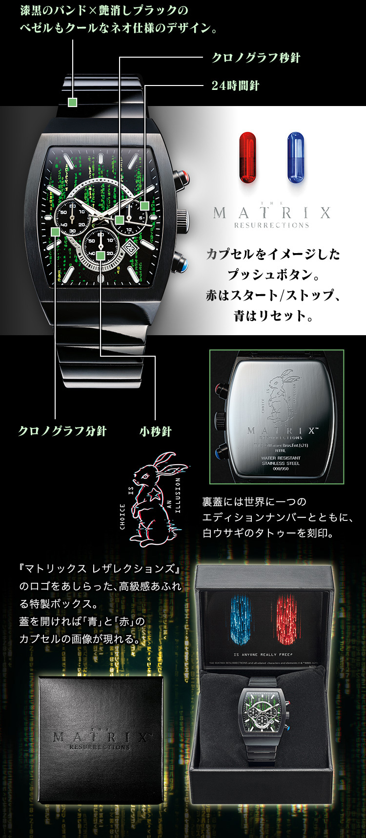 マトリックス レザレクションズ アウェイクニング・クロノグラフ