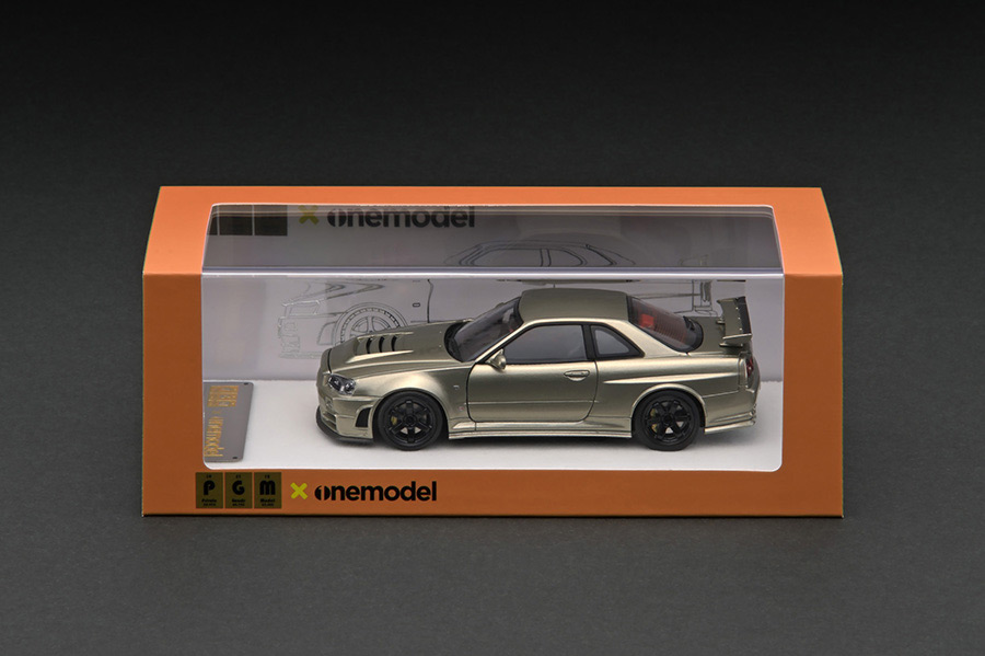 PGM-430103-1 1/43 Nismo R34 GT-R Z-tune Jade Green | LINE UP