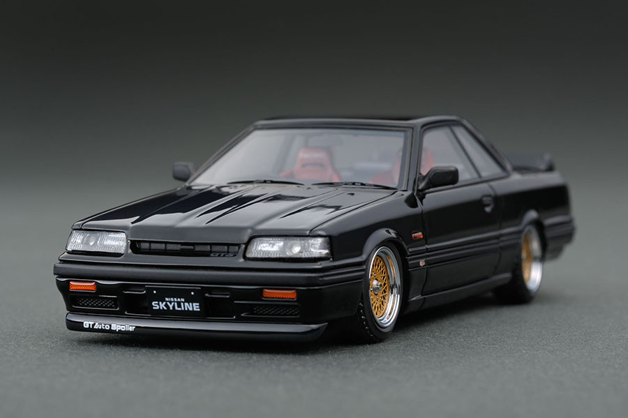 IG979 1/43 Nissan Skyline GTS-R (R31) Black | LINE UP | ignition