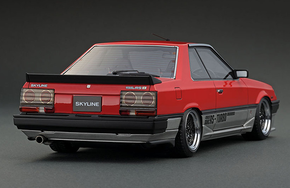 IG0992 1/18 Nissan Skyline 2000 RS-X Turbo-C (R30) Red/Silver
