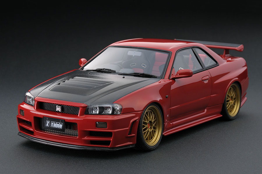 IG0016 1/18 Nismo R34 GT-R Z-tune Red | LINE UP | ignition model