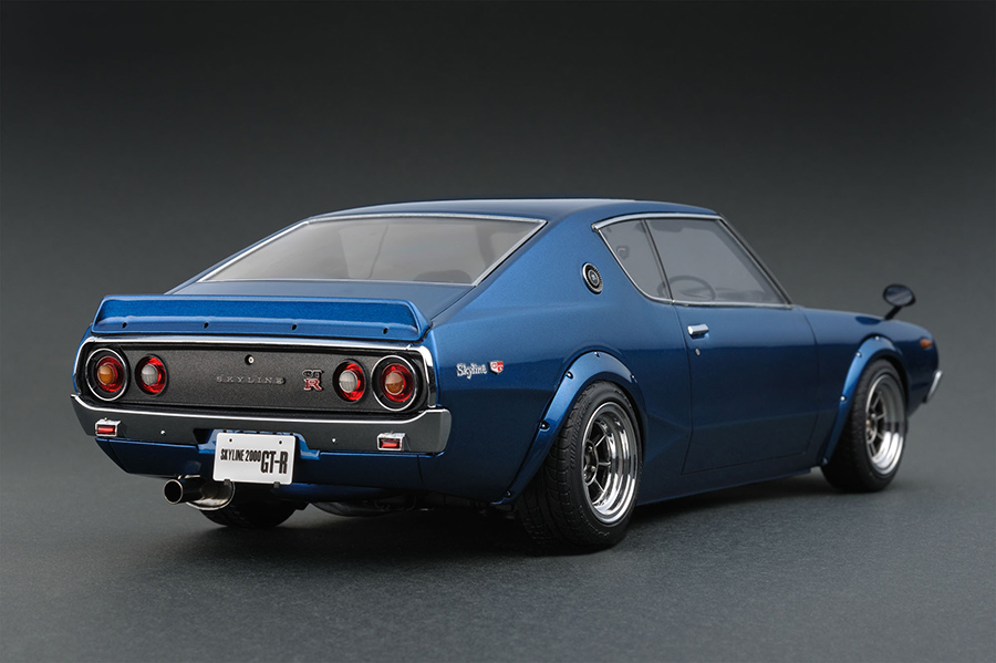 IG0304 1/18 Nissan Skyline 2000 GT-R (KPGC110) Blue | LINE UP
