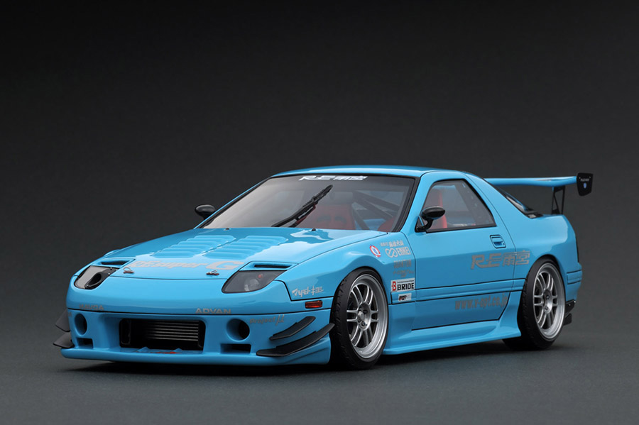IG1519 1/18 Mazda RX-7 (FC3S) RE Amemiya Light Blue | LINE UP