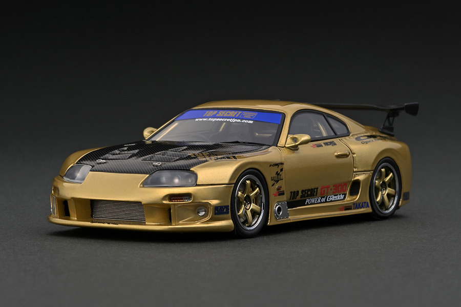 IG2947 1/43 TOP SECRET GT300 Supra (JZA80) Gold | LINE UP | [公式