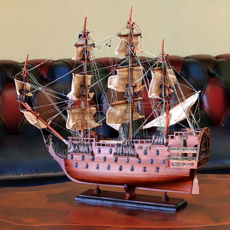 帆船 ロワイヤルルイ フランス 軍船 モデルシップ ROYAL LOUIS – 輸入