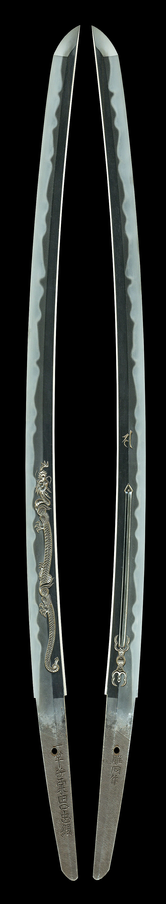 一竿子粟田口忠綱 彫同作Ikkanshi Awataguchi Tadatsuna Carving