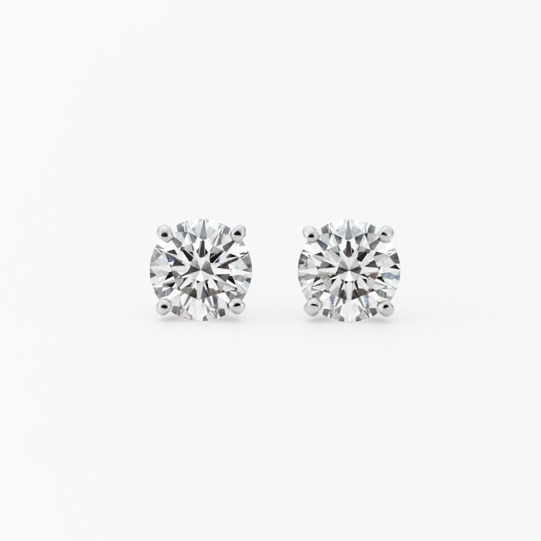 S001 ラボグロウンダイヤモンド/ピアス/1.00ct(プラチナ): SHINCA