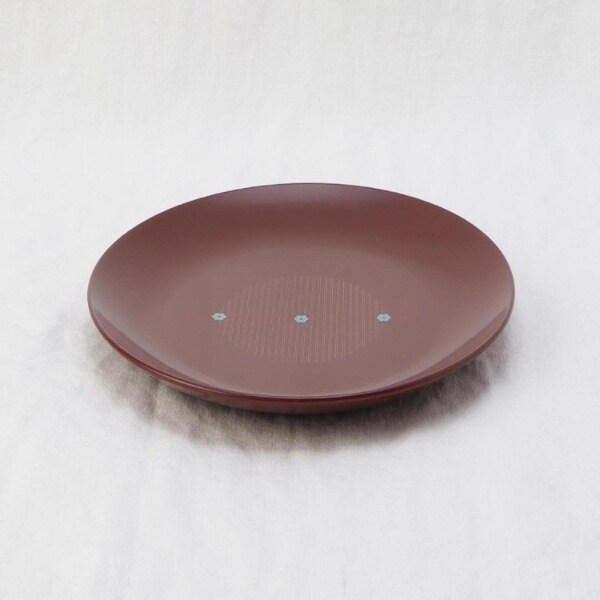 むすび 9.0寸 丸皿 朱 | 212キッチンストア(212 KITCHEN STORE