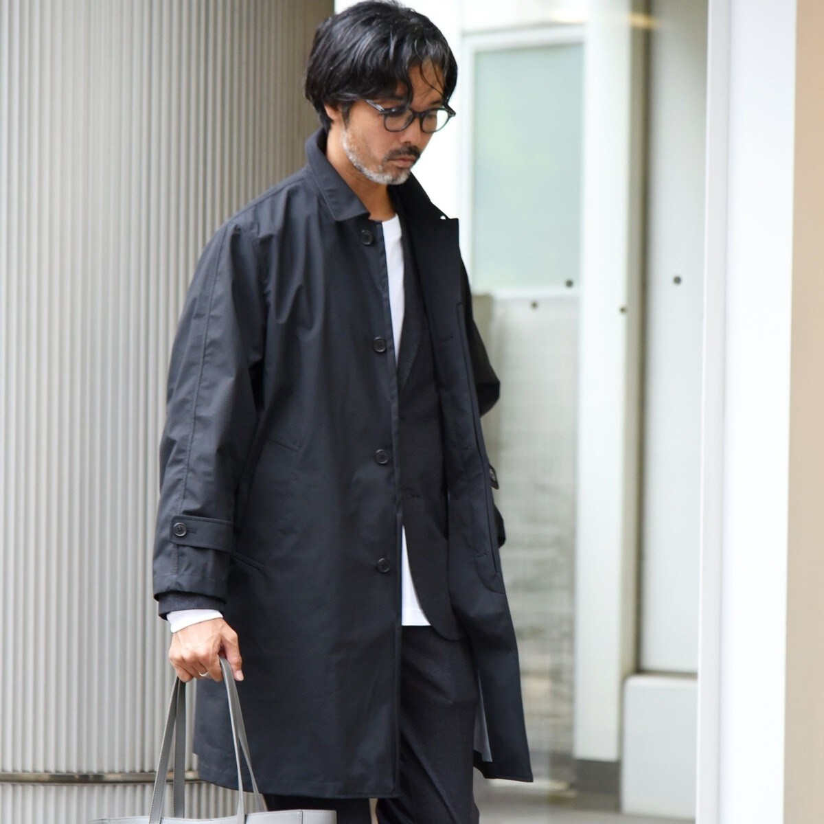 SHIPS any: 〈手洗い可能〉3レイヤー バルカラー コート ◇ | シップス