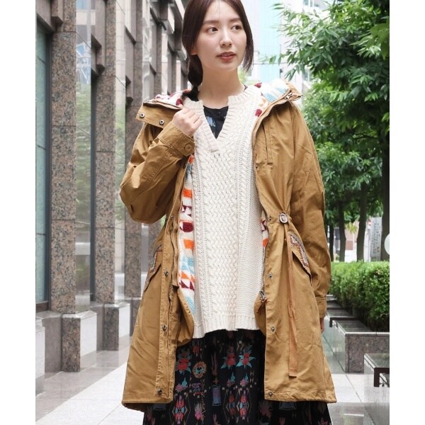 新品タグ付き vicky ライナー3way モッズコート 0 ネイビー 新品タグ