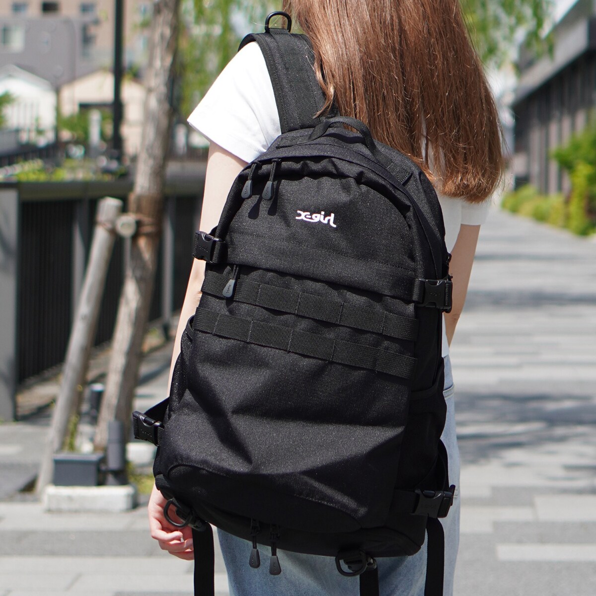 MILLS LOGO ADVENTURE BACKPACK | エックスガール(X-GIRL) | マルイ