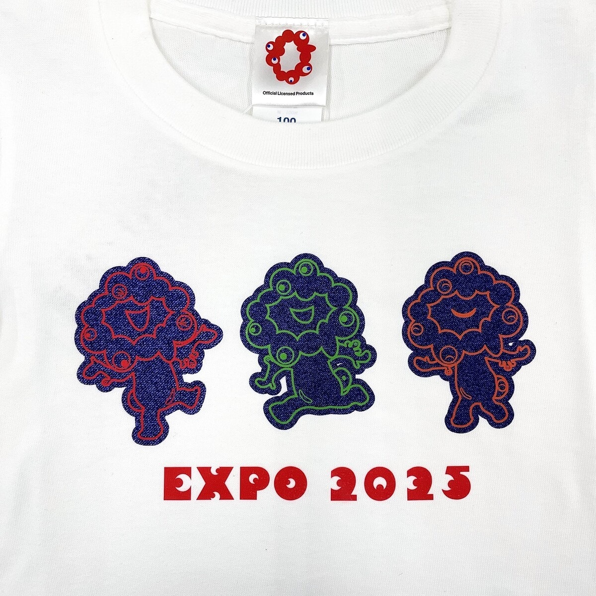 EXPO2025ミャクミャク カラフルデニムプリント Tシャツ | 2025大阪