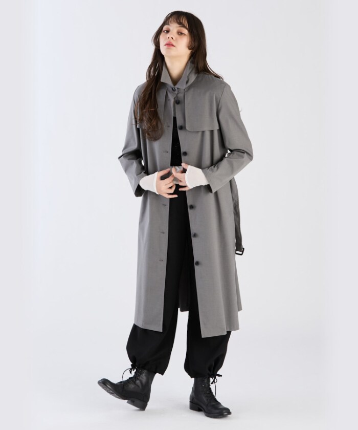 WU37 MANTEAU ベーシックツイルトレンチコート | トゥービーバイ