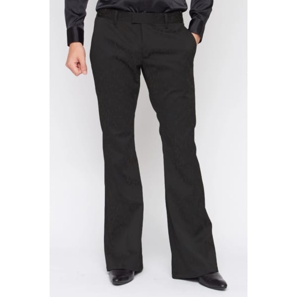 TORNADO MART∴シャイニーレオパードジャカードフレアーパンツ