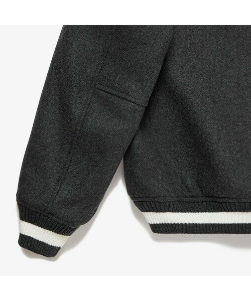 セール】 ウールブレンドスタジアムジャケット （ブルゾン）｜LACOSTE