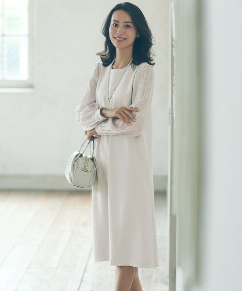 セットアップ対応】トリアセダブルジョーゼット シフォンスリーブ