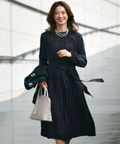 一度着用◇23区◇ 【VERYコラボ】ラスタークロスタックワンピース