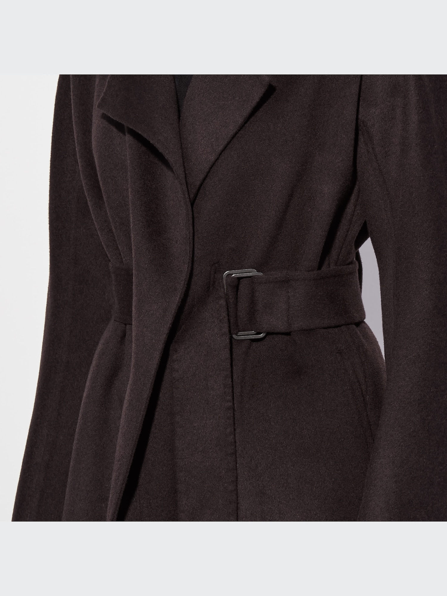 ユニクロ公式 | カシミヤブレンドラップロングコート