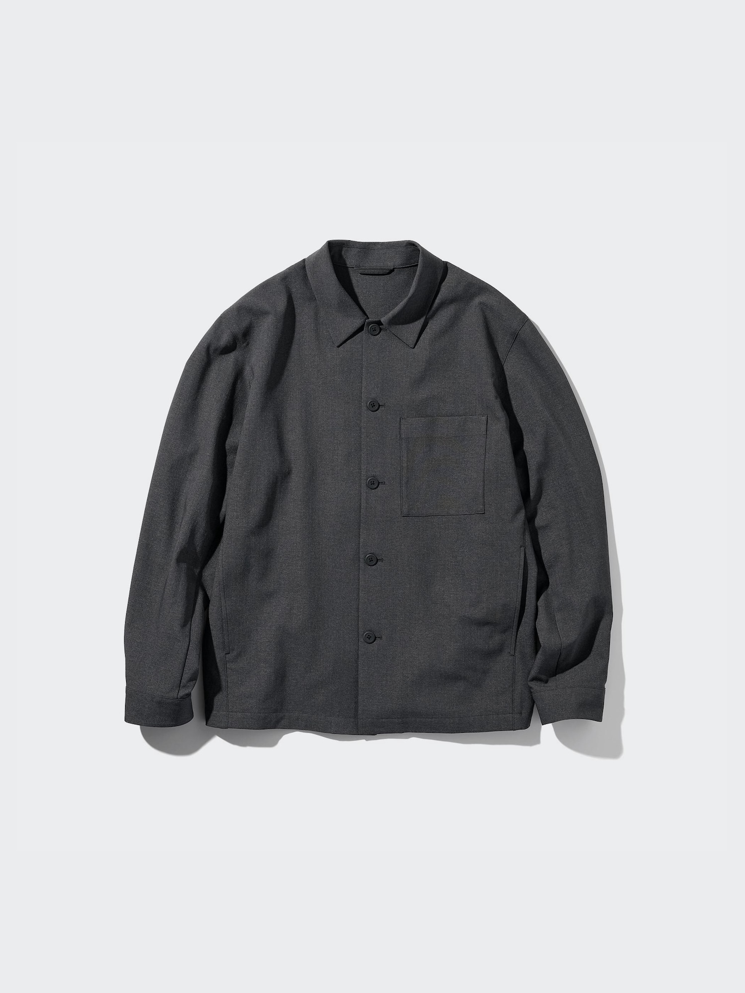 ユニクロ公式 | 感動シャツジャケット/ウールライク