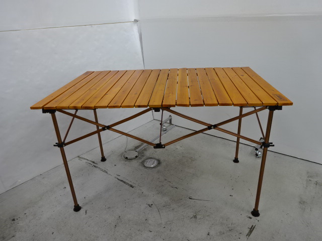 aaa様【クラシック】 Coleman ナチュラルウッドロール テーブル 110