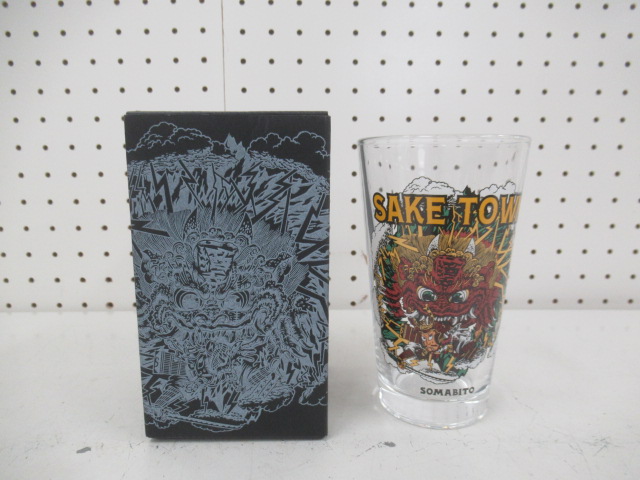 未使用品 SOMABITO ソマビト パイントグラス 酒呑童子 4個セット 未使用品