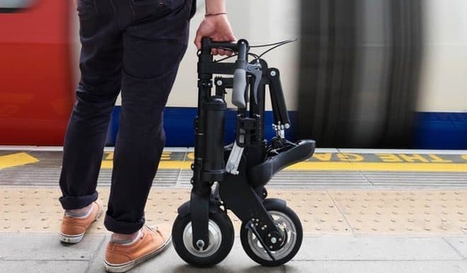 合体ロボみたいな自転車「A-bike」に電動アシスト版の「A-Bike