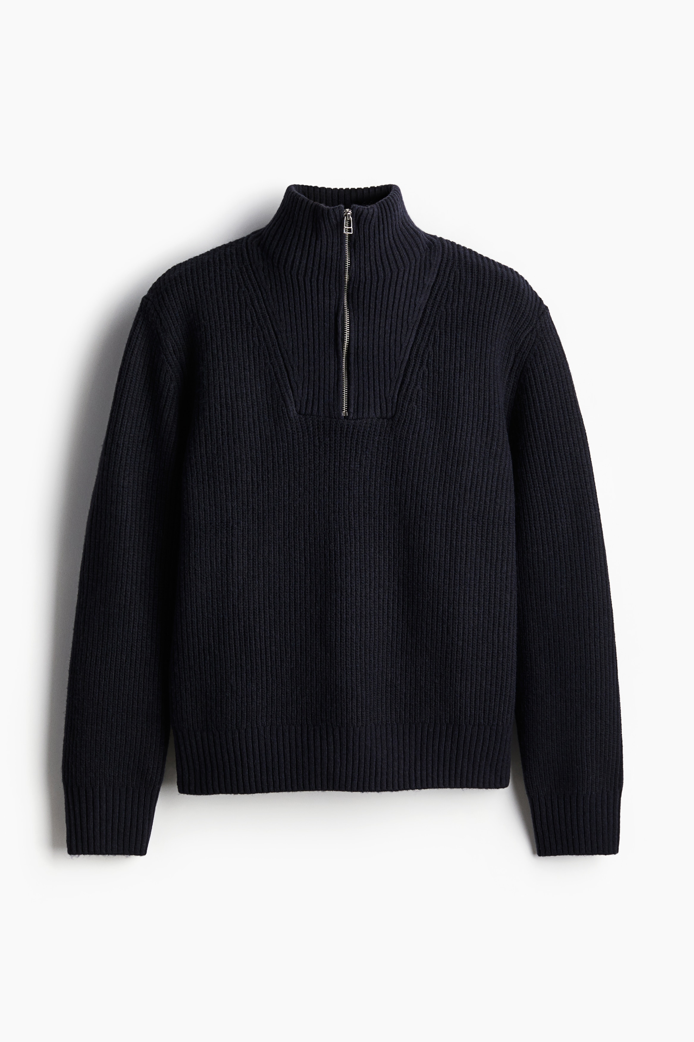 Regular Fit Half-Zip Sweater - Dark brown - Men | H&M US